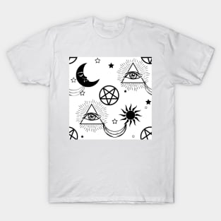 halloween illuminati eye T-Shirt